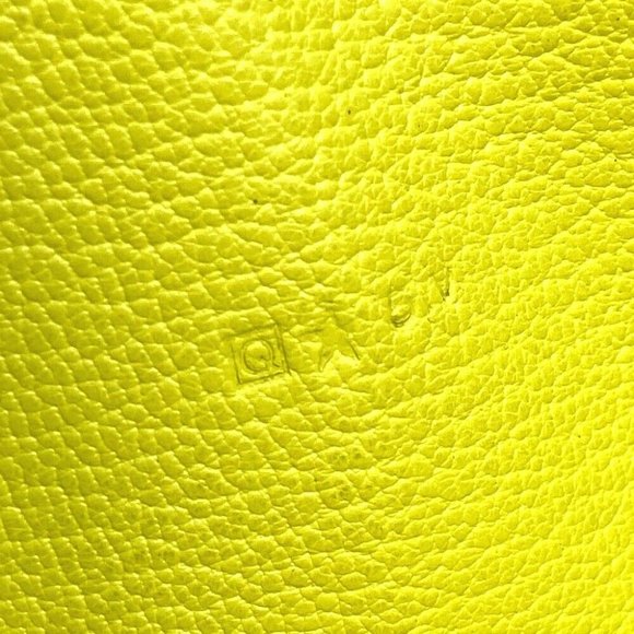 Authentic HERMES Long wallet Azap Long Zip Around Long Wallet Chevre yellow - Picture 12 of 15